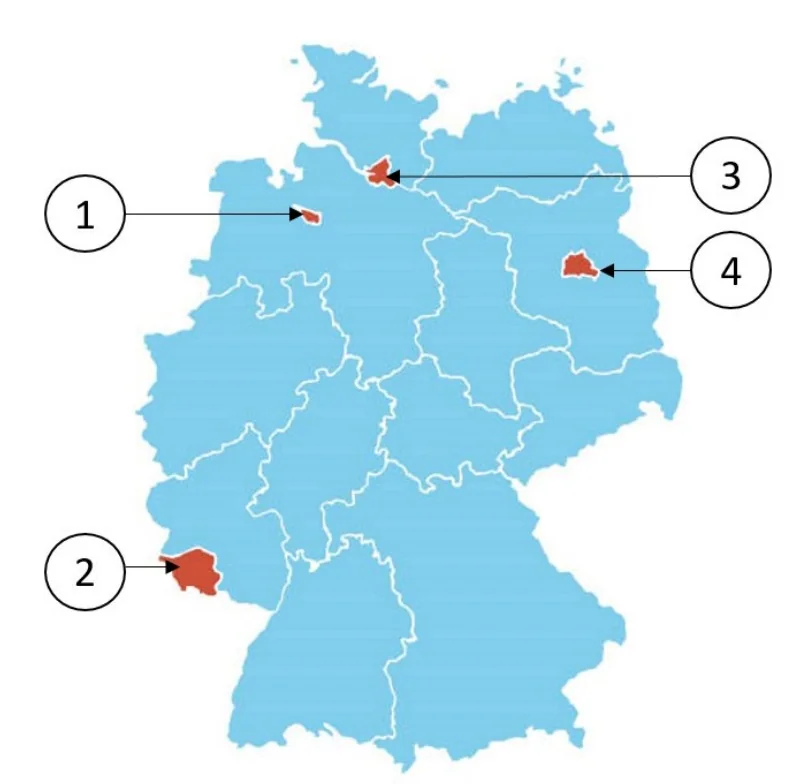 Abbildung zu Frage 8 für Berlin: Welches Bundesland ist Berlin?